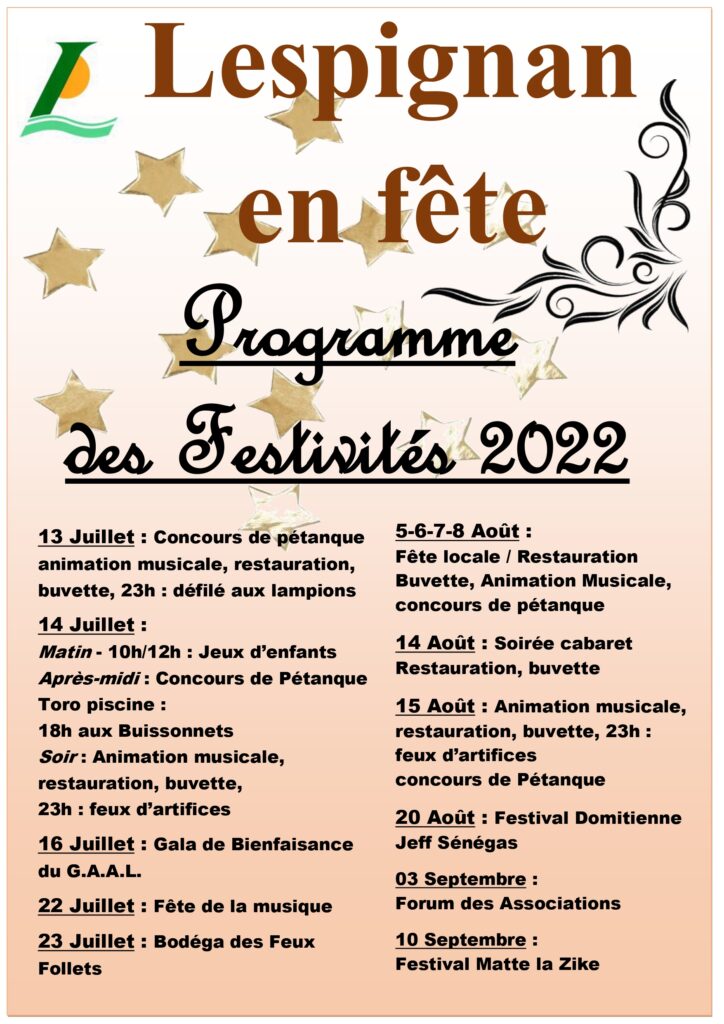 Programme Des Festivités 2022 Page 0001