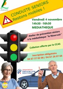 Affiche Prevention Routiere Senior Lespignan 2022 V4