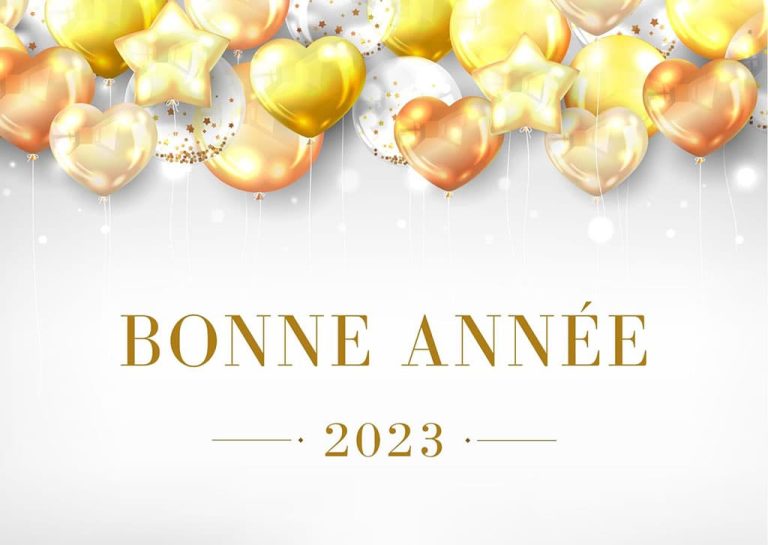 Carte Bonne Annee 2023 768x545