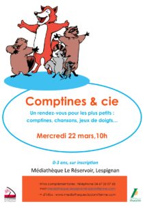 Comptines &amp; Cie Mars 23