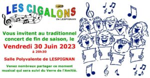 Concert Cigalons 30 Juin