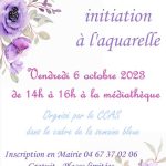 Atelier initiation à l'aquarelle