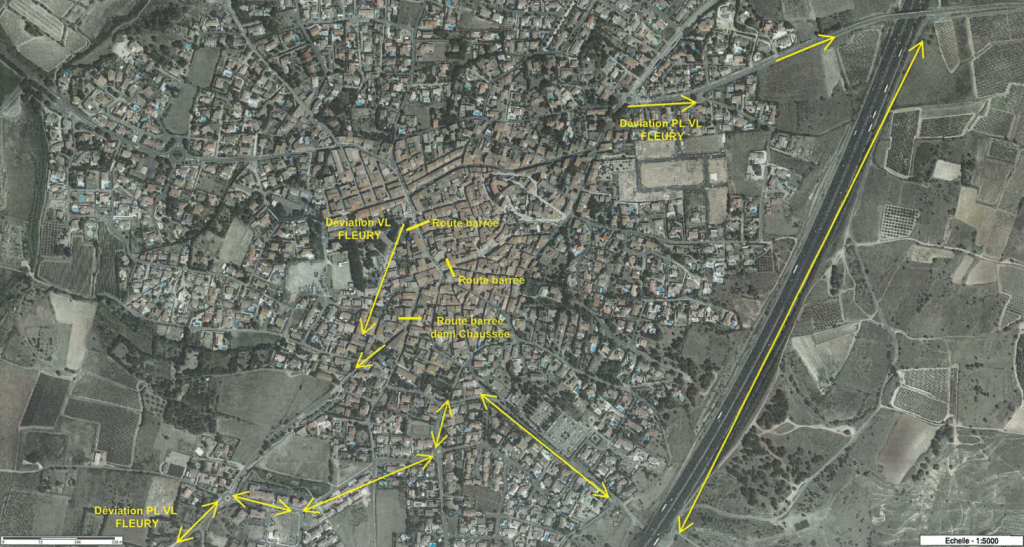 Plan déviation