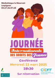 Affiche conférence femmes