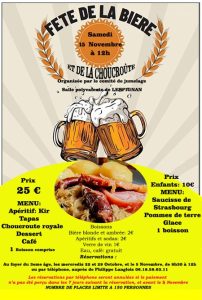 Fete de la biere et choucroute 2025