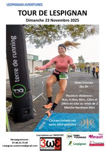 Affiche Tour de Lespignan 2025 b