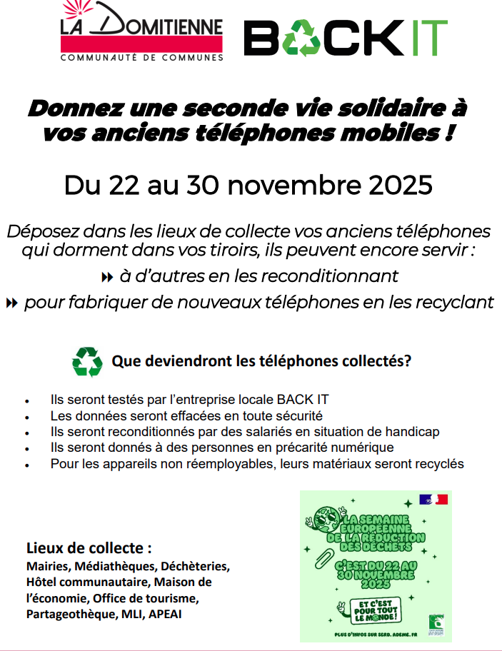Collecte téléphones