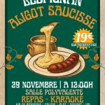 Aligot Saucisse par le comité des fêtes